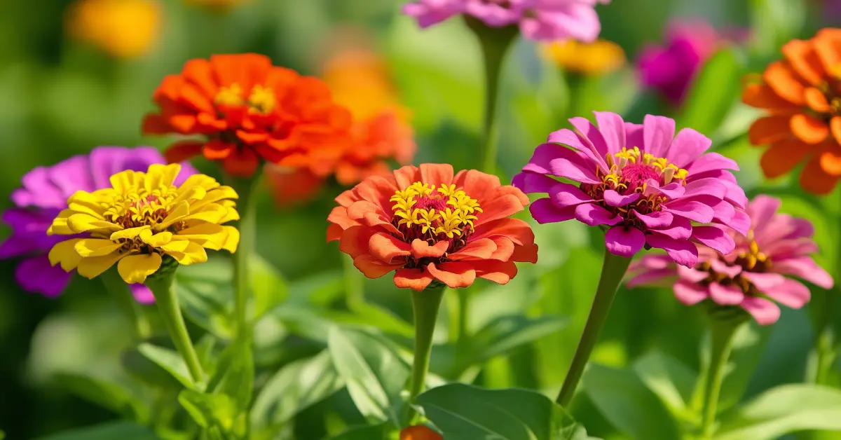 Zinnias that thrive no matter what