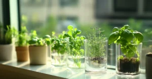 grow herbs in water